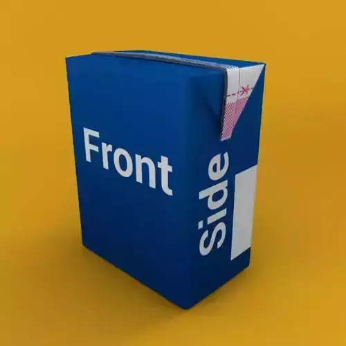 20cL Juice Cream Brick - Ready for mapping - Studio Setup