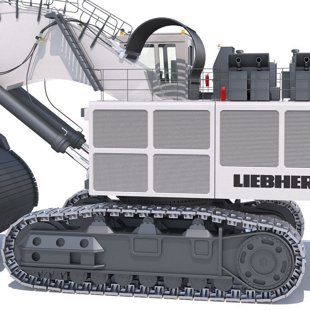 LIEBHERR R996 Backhoe 3D model_13