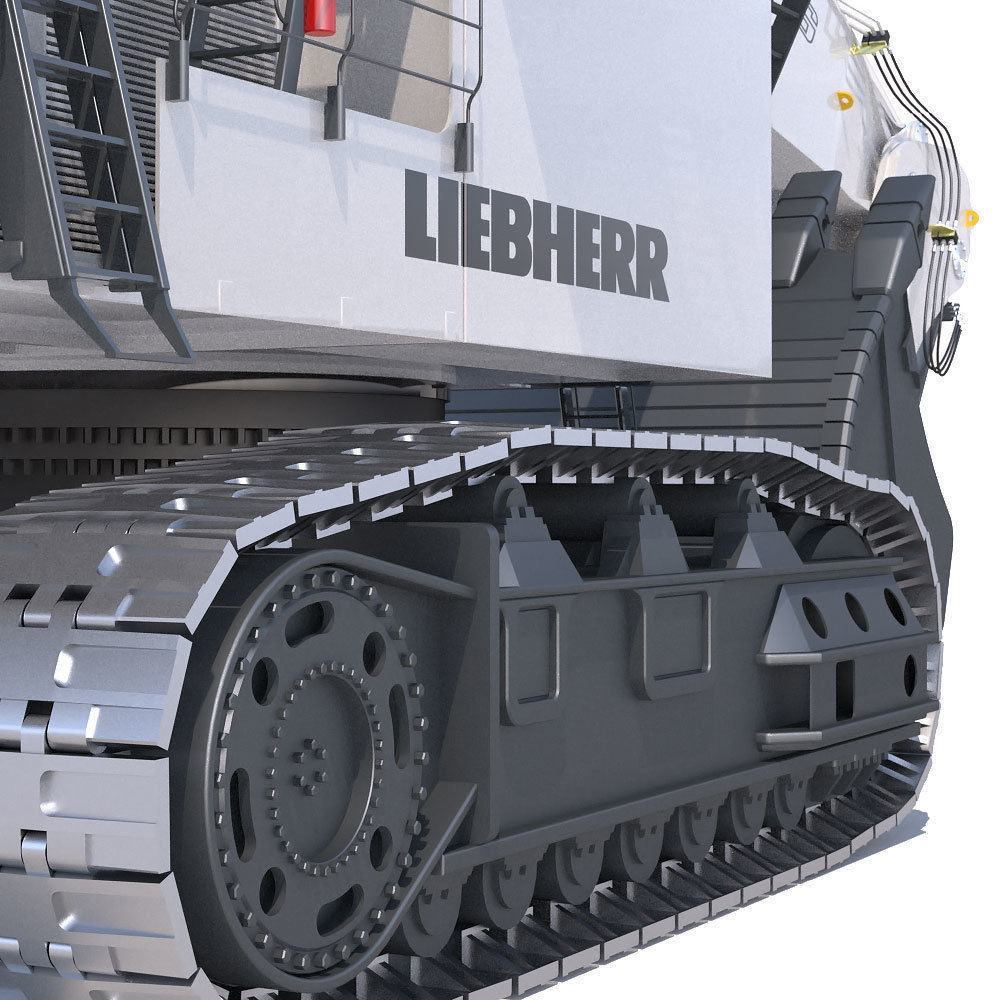 LIEBHERR R996 Backhoe 3D model_15