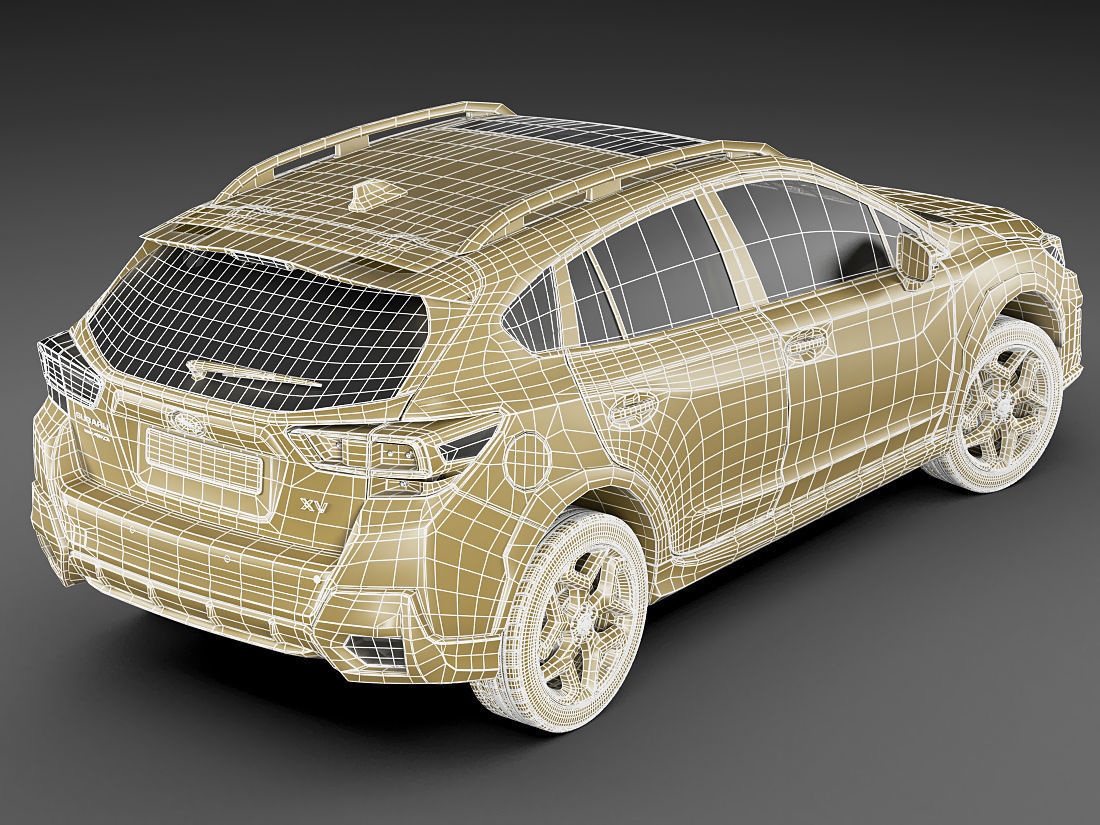 Subaru XV Crosstrek 2018 3D model_21