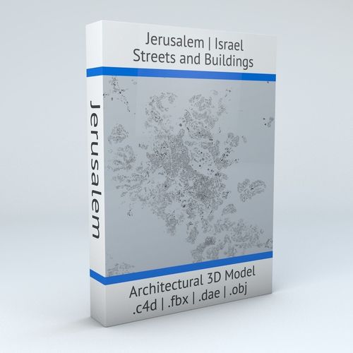 Jerusalem Streets and Buildings 3D model