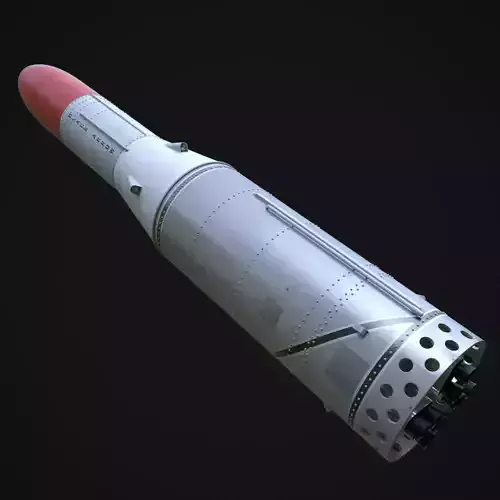 Black Arrow Rocket 3D model