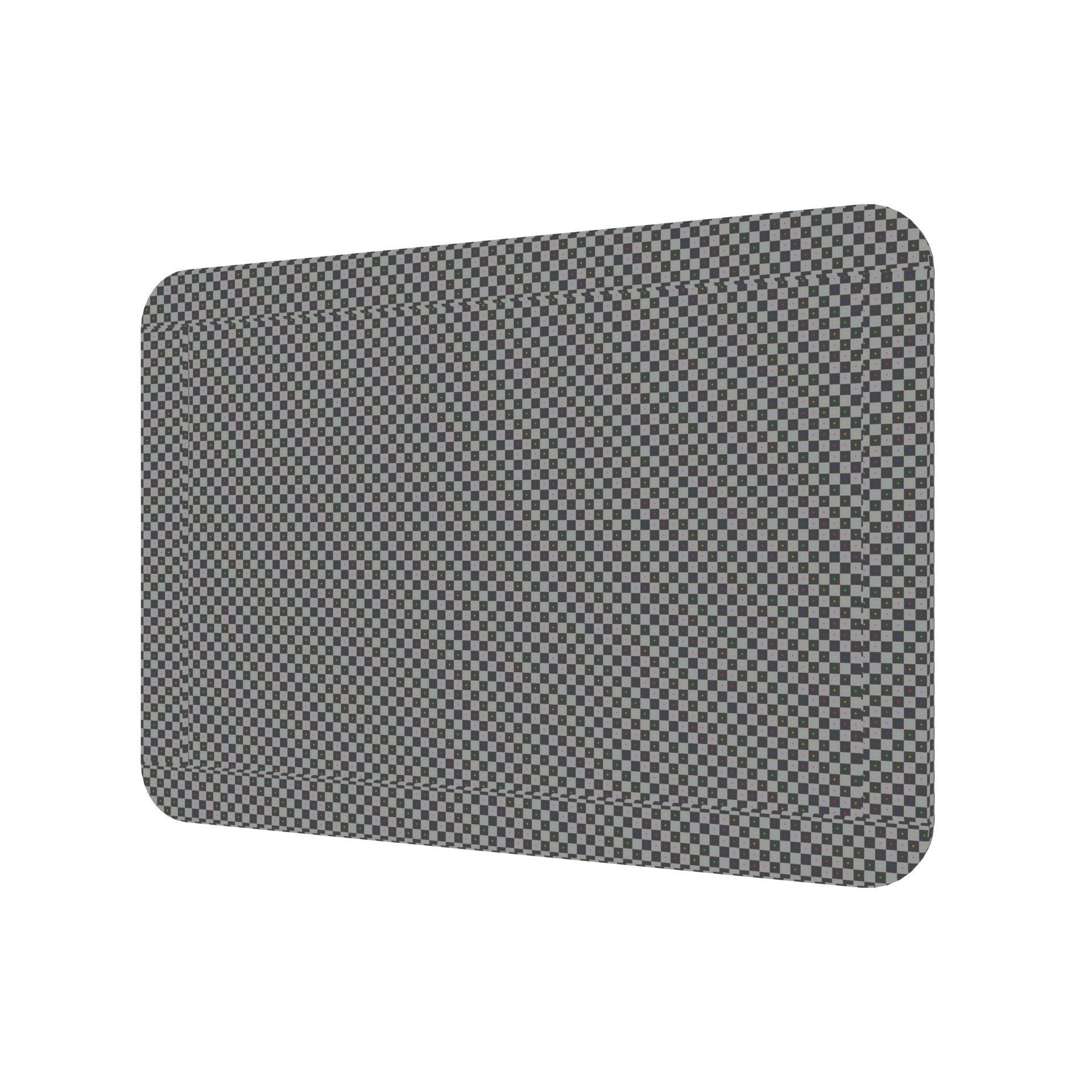 Chalkboard blackboard Low-poly 3D model_3