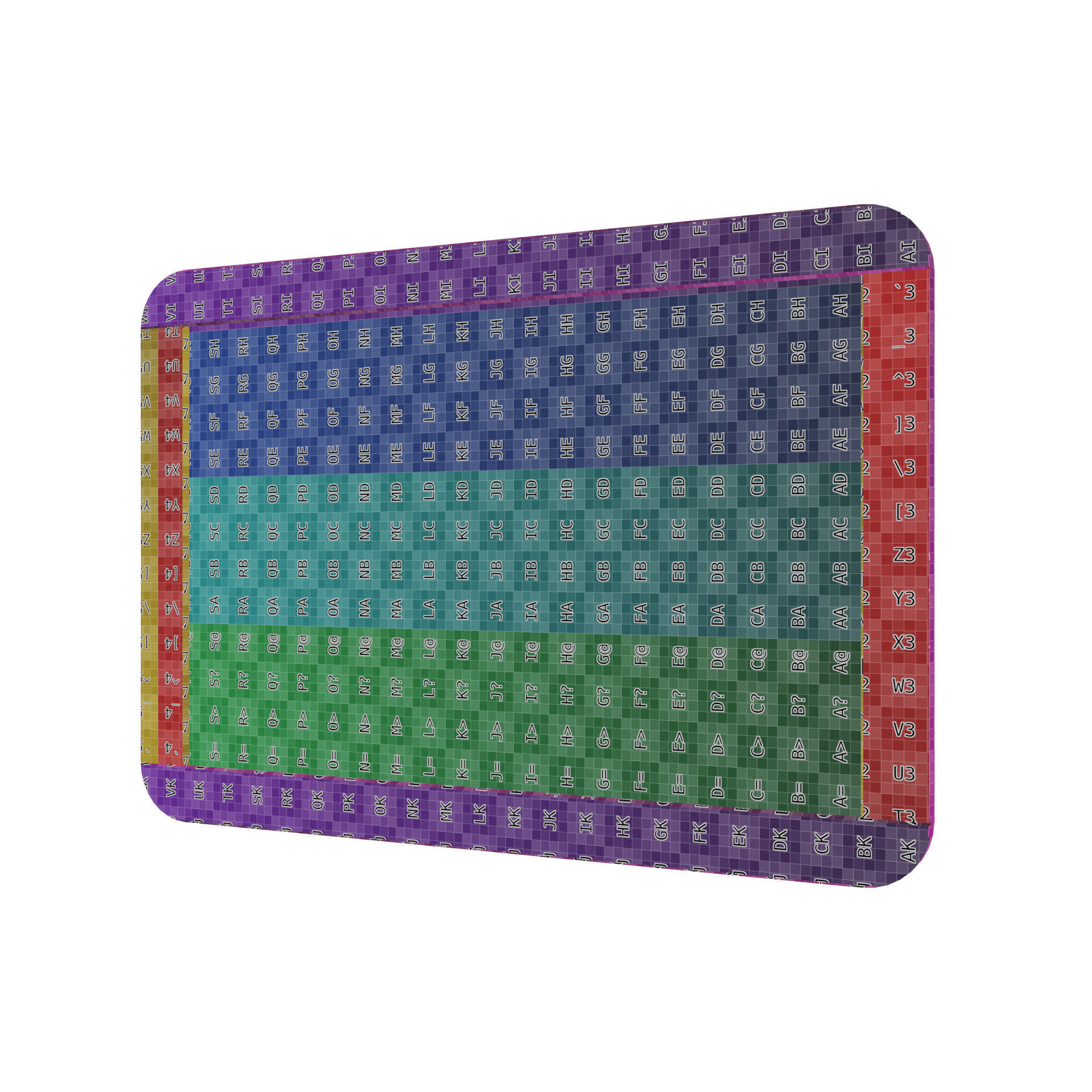 Chalkboard blackboard Low-poly 3D model_4