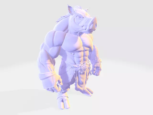 Muscle Animals Pork 3D print model