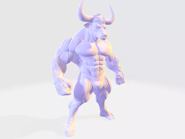 Muscle Animals Strong Bull 3D print model