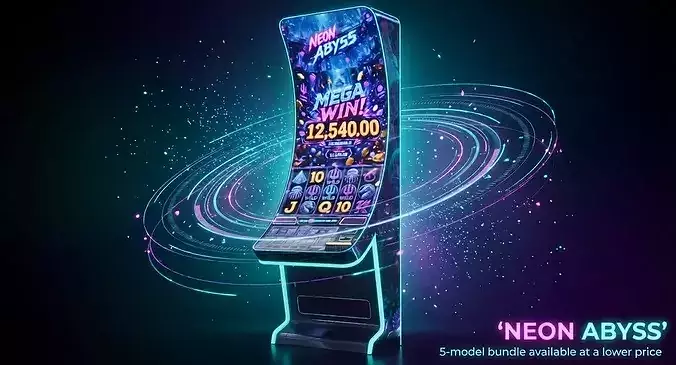 Premium Casino Slot Machine Game Neon Abyss Edition