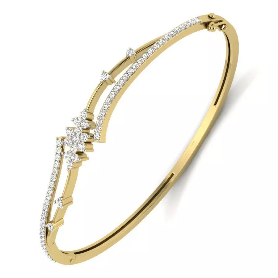 SILVER AND GOLD BANGLES 3D print model