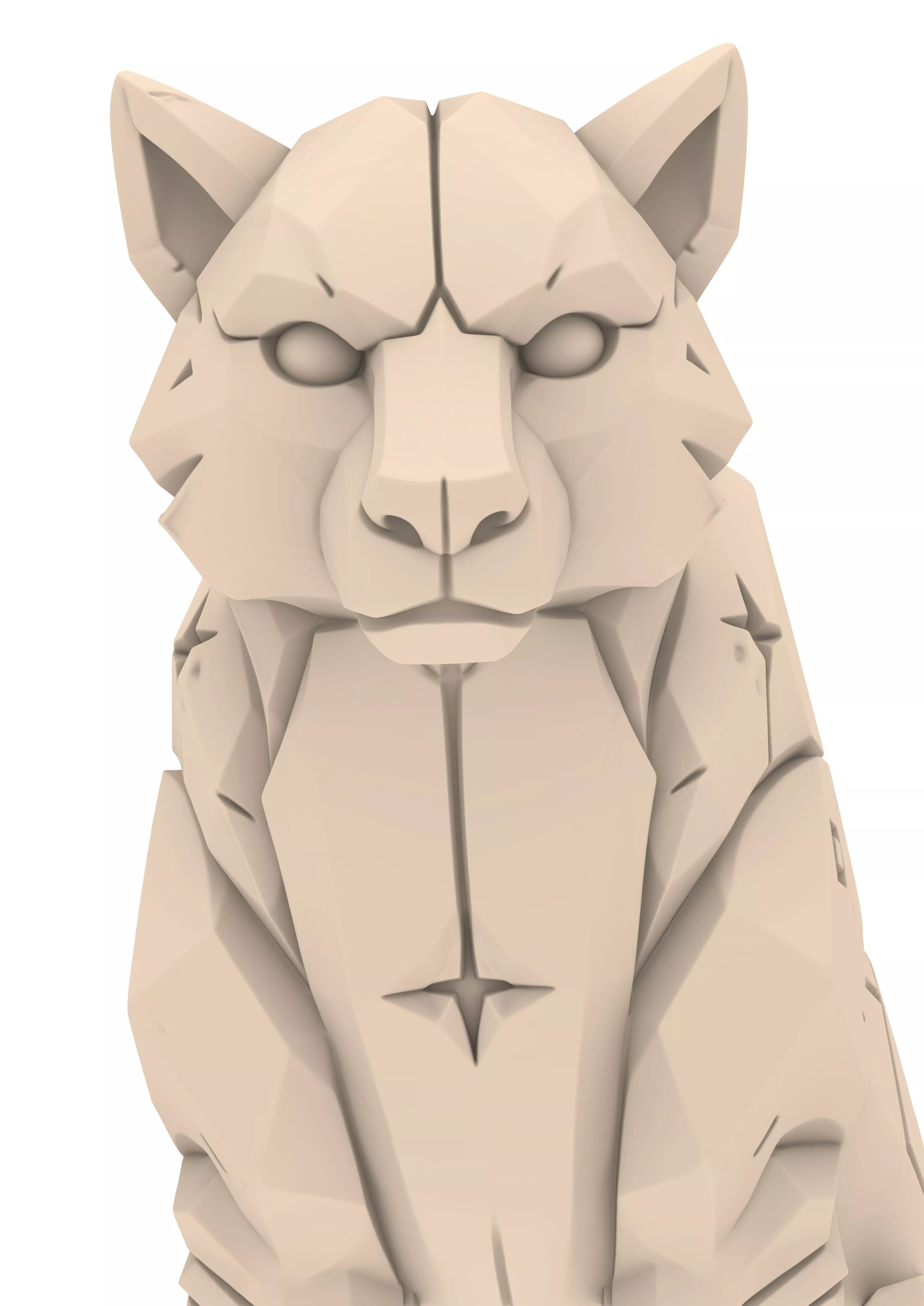 Fantasy Monster Warrior Beast Animal Figure Tier 3D print model