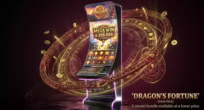 Premium Casino Slot Machine Game Dragons Fortune Edition