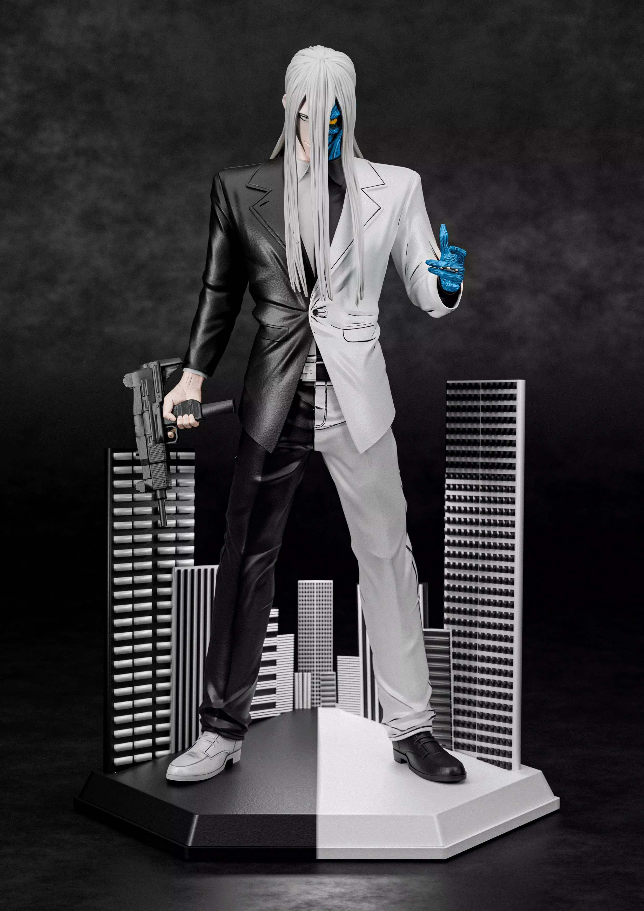 Absolute Two face 3D print model