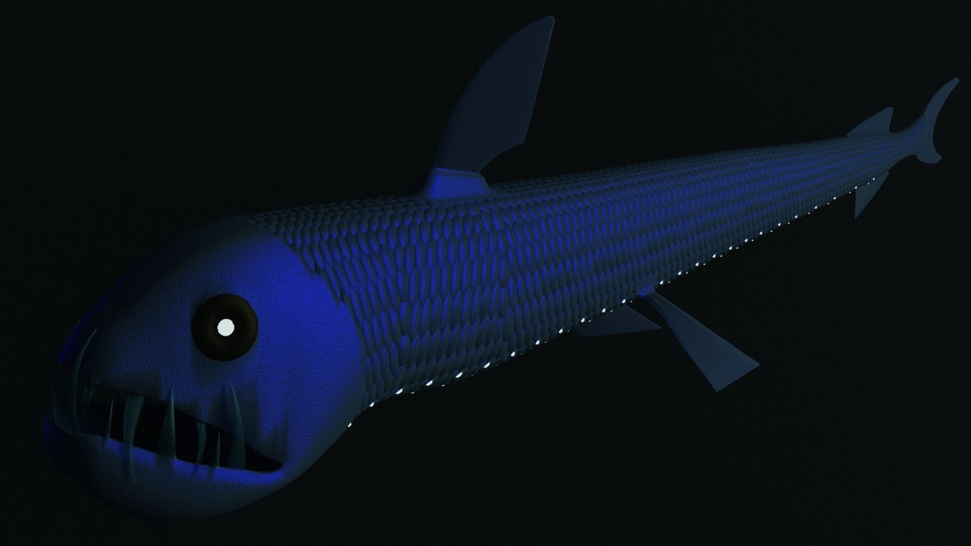 Vicious viperfish 3D model_1