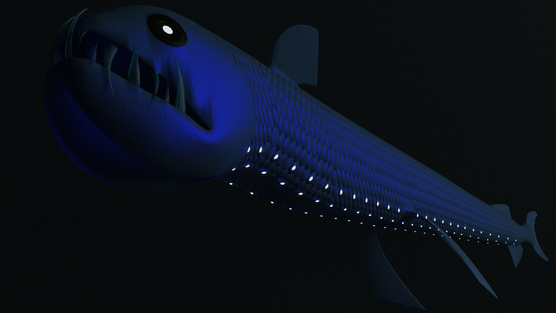Vicious viperfish 3D model_2