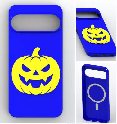 Pumpkin Magnetic Case for Pixel 10 Pro 3D print model