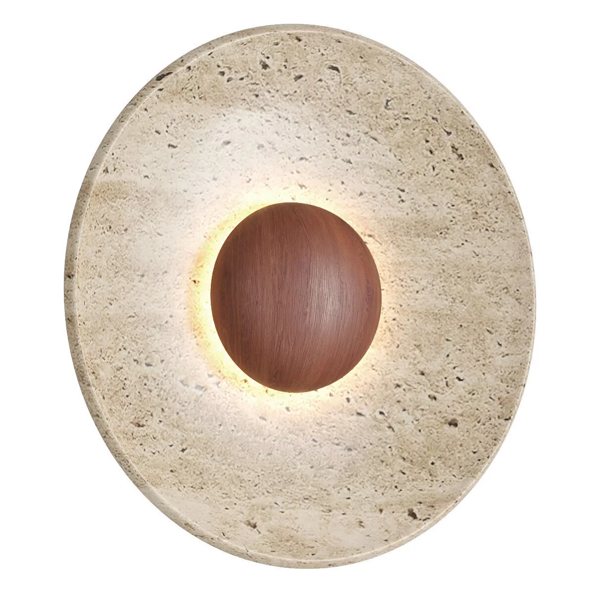 Wall lamp Travertino Lampara 3D model