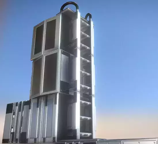 Modular Sci-Fi Ladders Silver