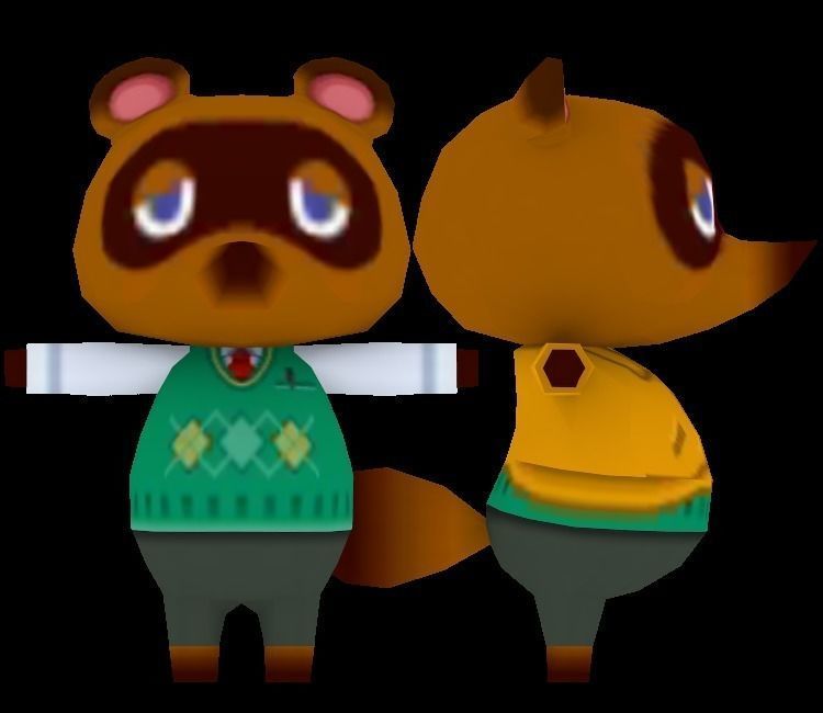 Tom Nook  Low-poly 3D model_0