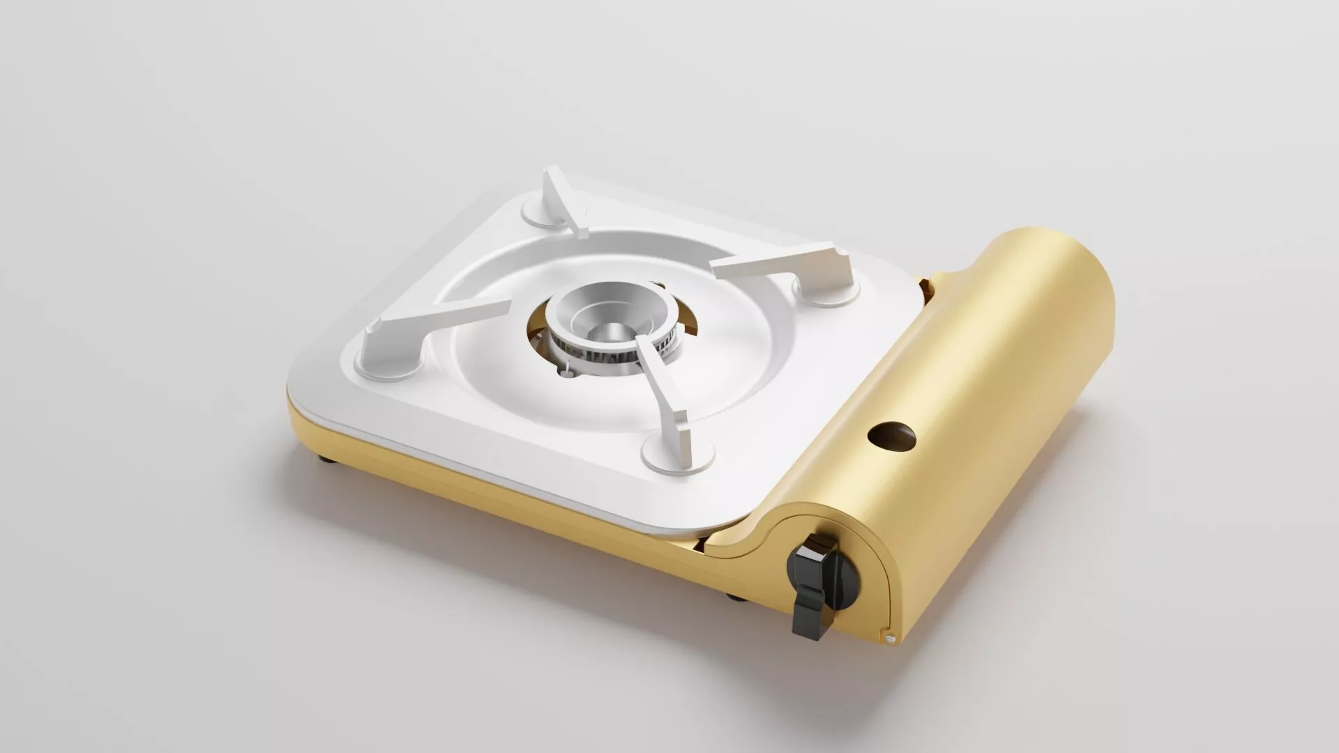 Portable gas stove 3D model