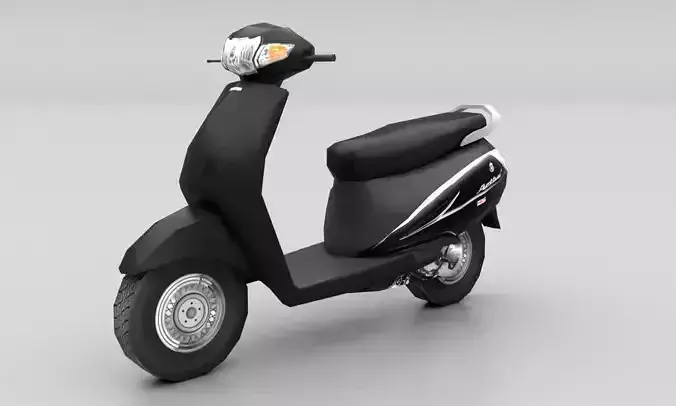 Activa 3G Low-poly 3D model