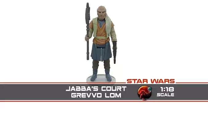 Jabbas Court - Grevvo Lom 1-18 scale Hasbro Kenner