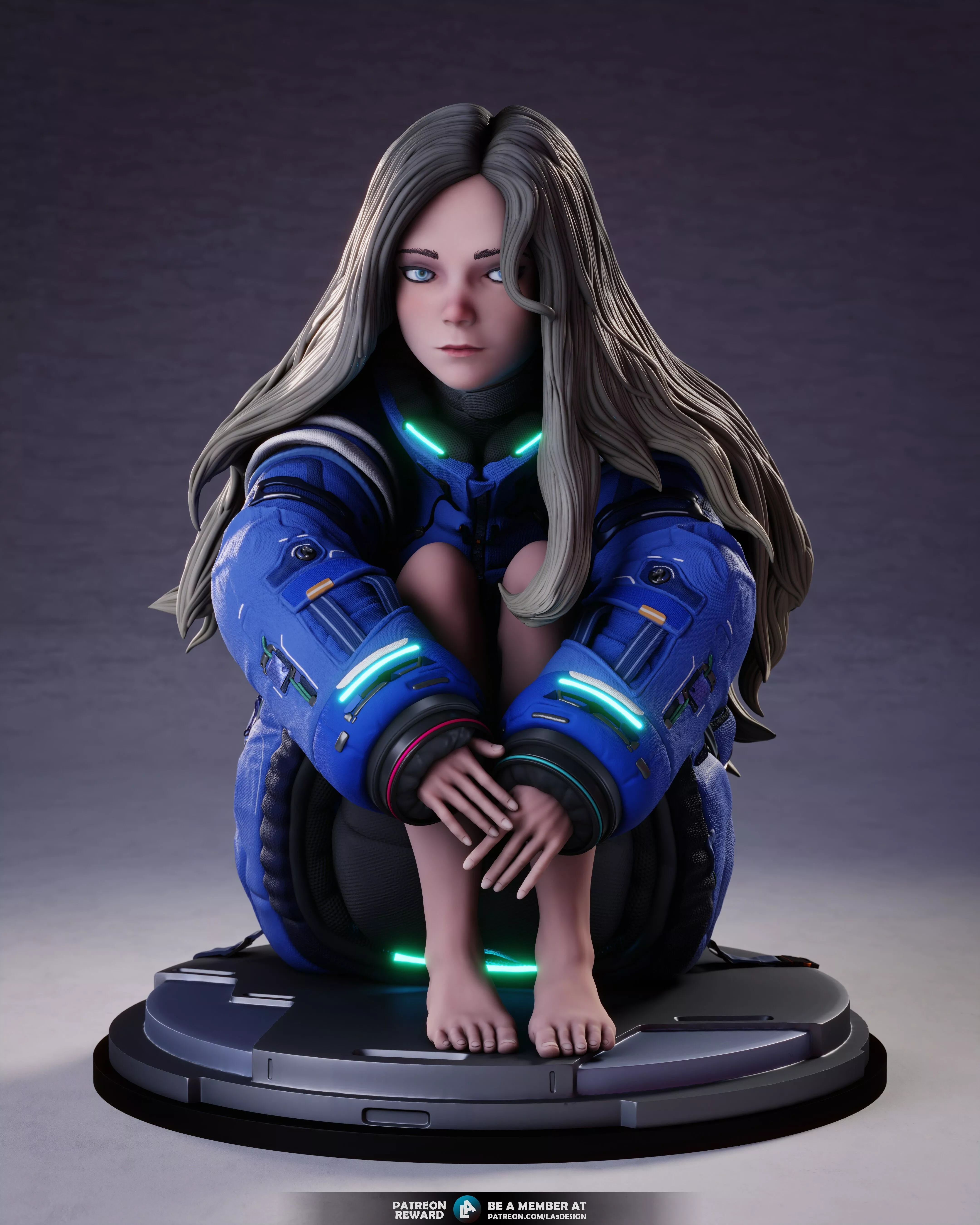 Diana - Pragmata 3D print model