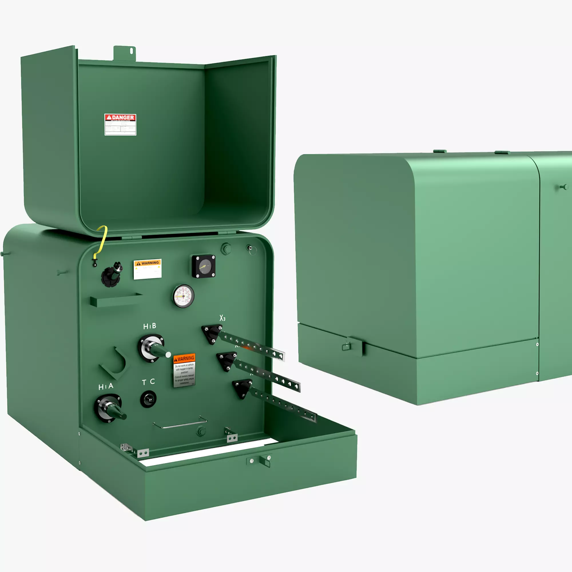 ABB Pad Mounted Transformer Low-poly 3D model
