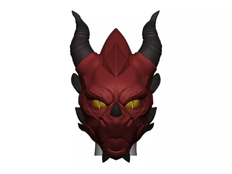 Dragon Kobold Mask 3D print model