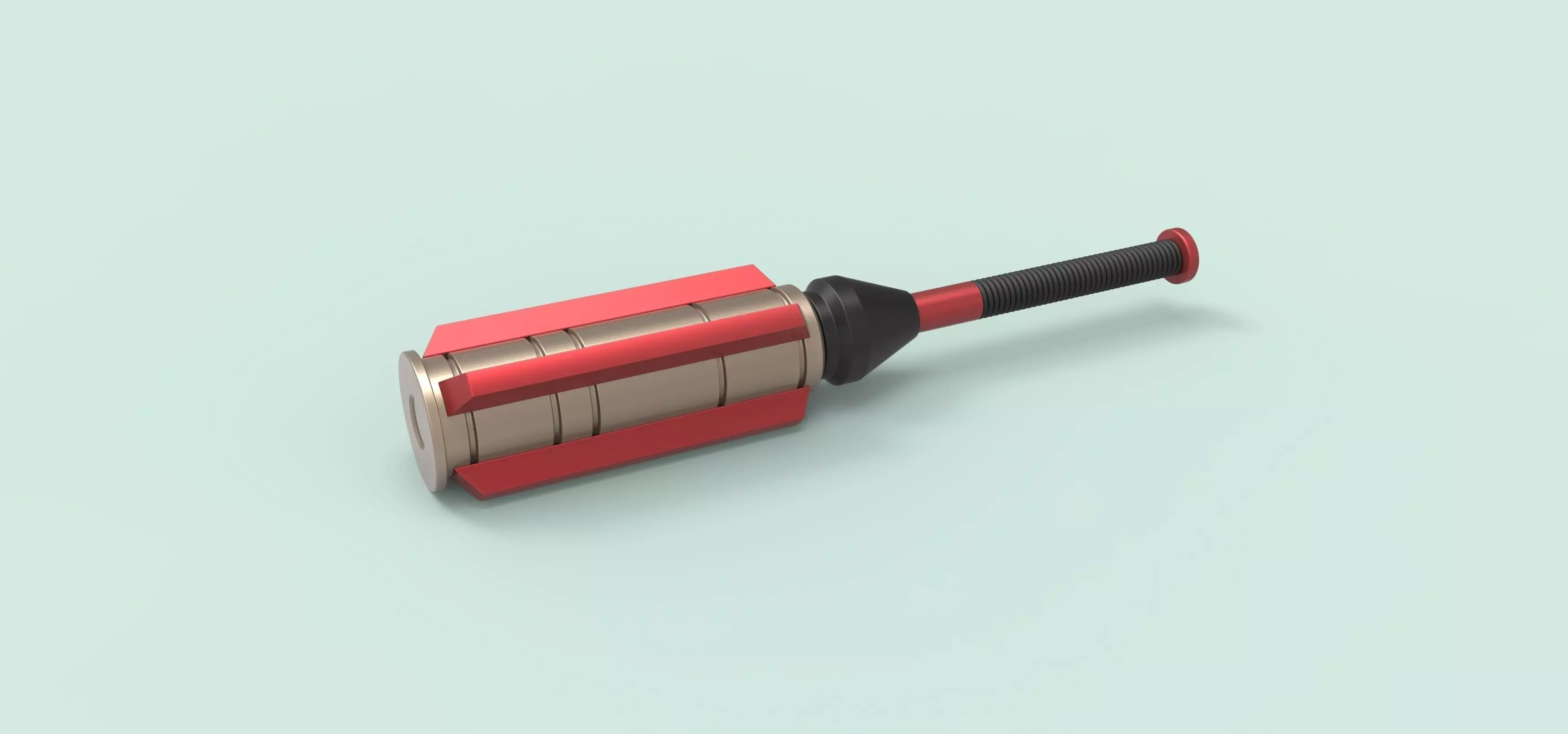 Thors baton from Thor Ragnarok 3D model_0
