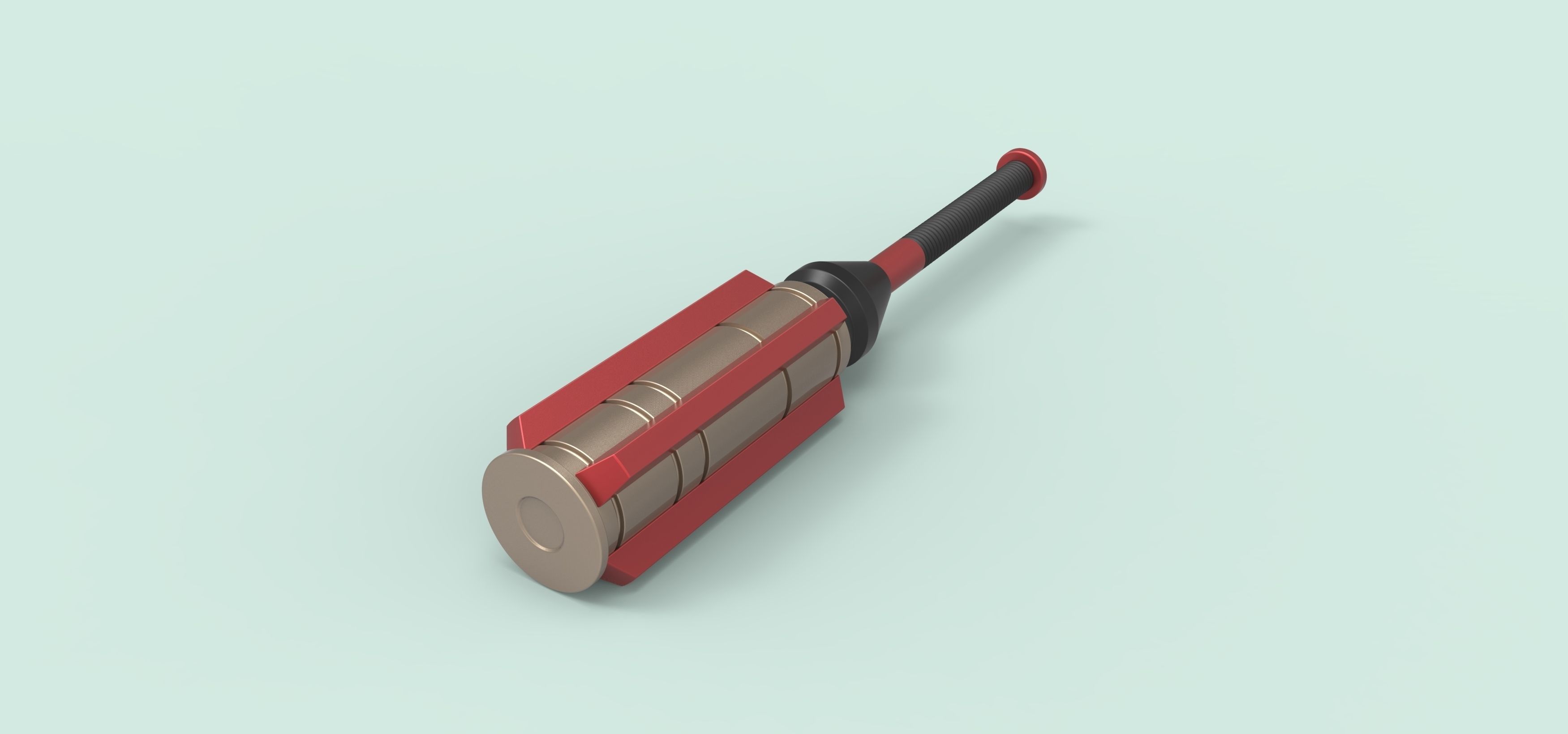 Thors baton from Thor Ragnarok 3D model_2