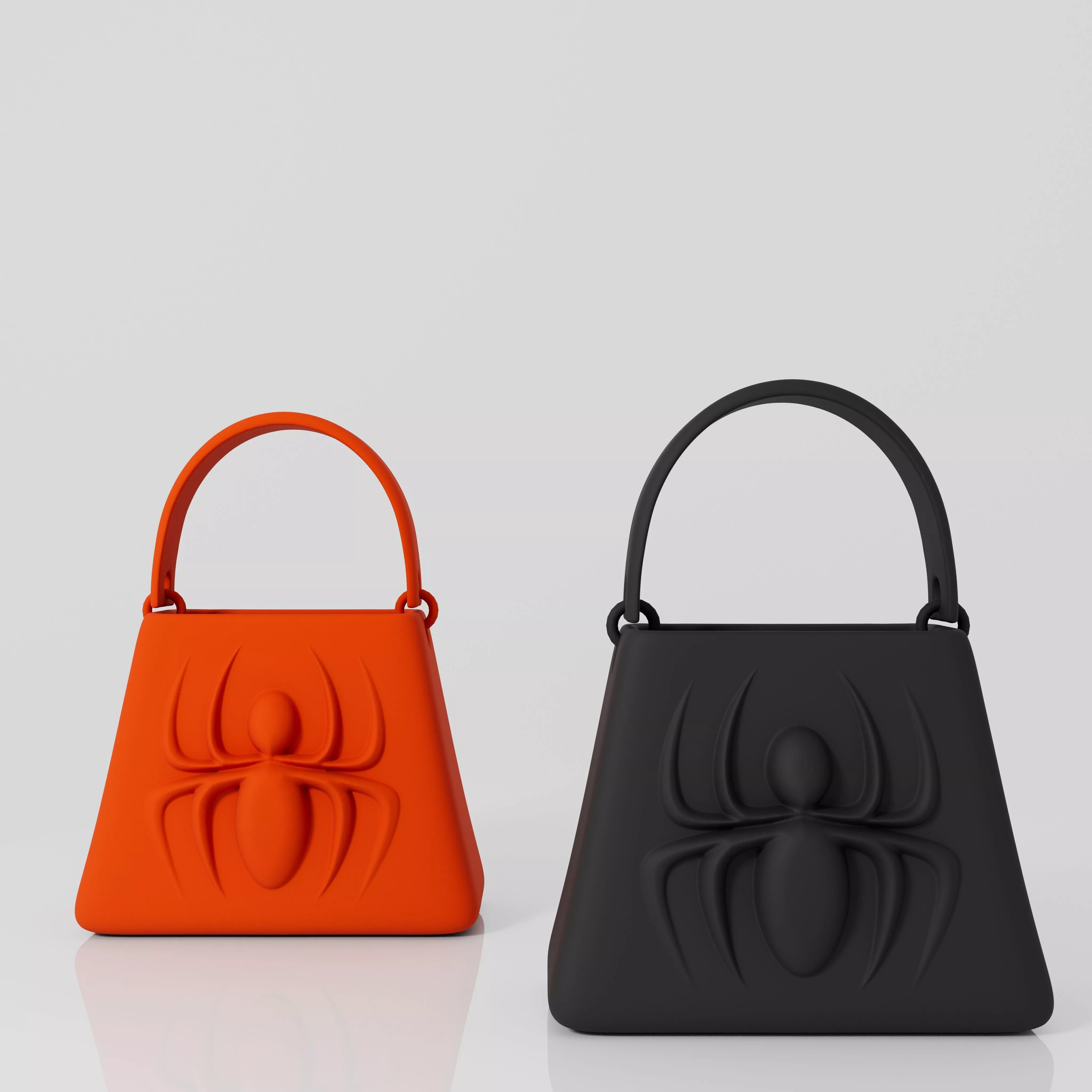 Gothic Spider Tote Bag STL-Fashion Handbag-Halloween Purse 3D 3D print model