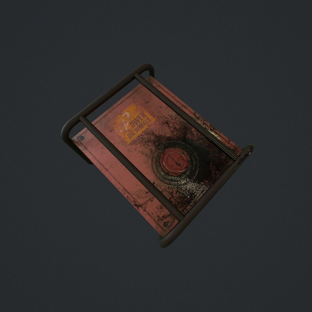 Generator v1 pbr Low-poly 3D model_3