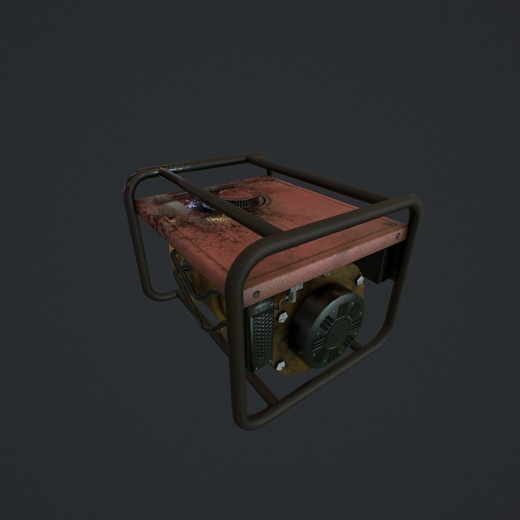 Generator v1 pbr Low-poly 3D model_7