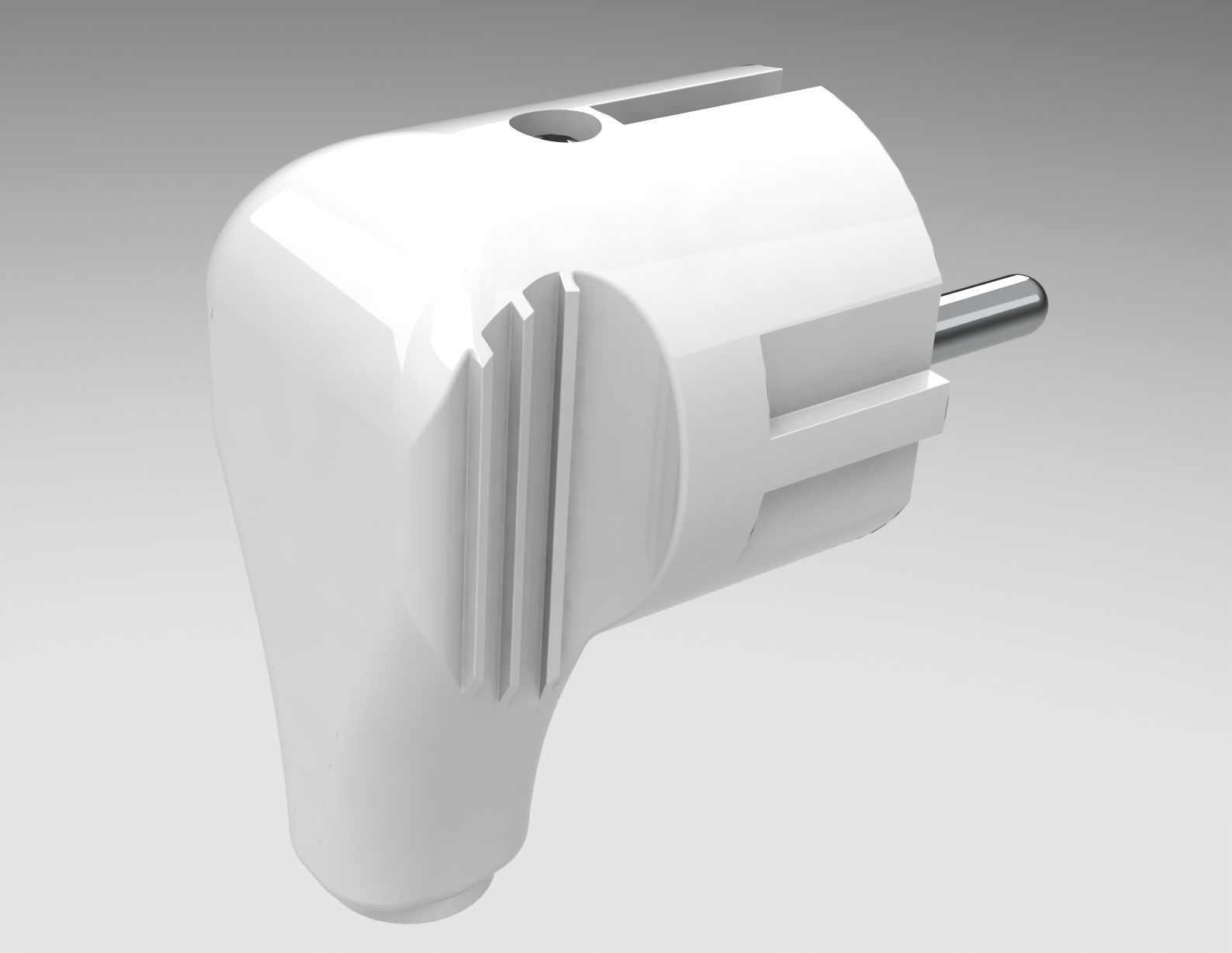 Electric plug mk 3 3D model_1