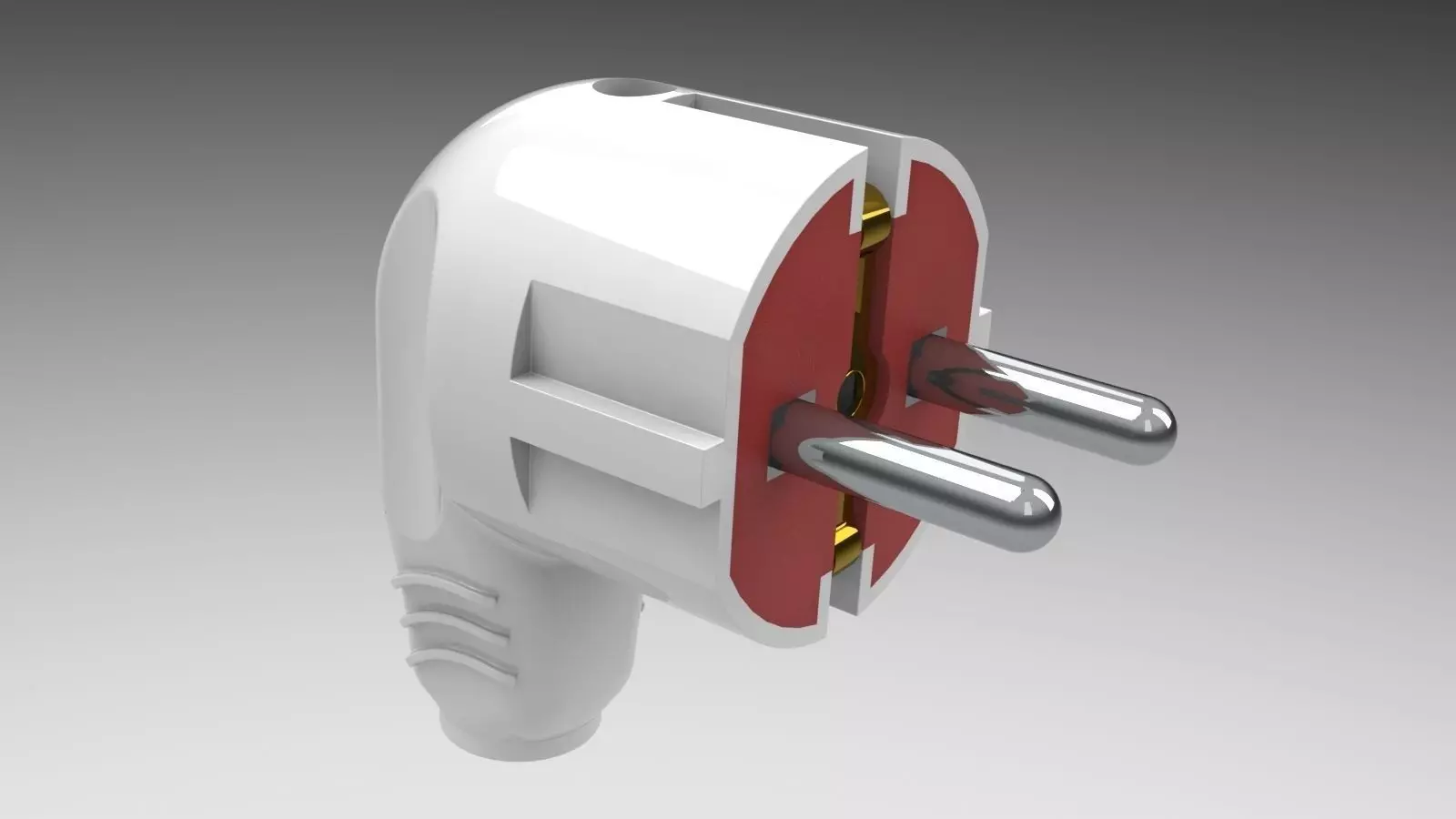 Electric plug mk 3b 3D model_0