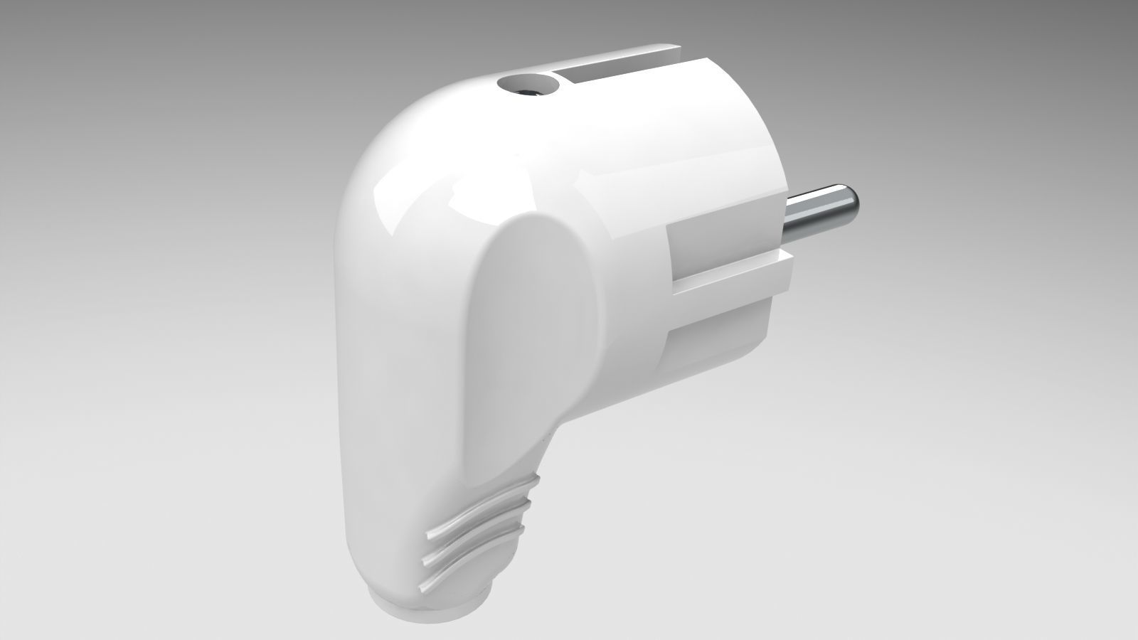 Electric plug mk 3b 3D model_1