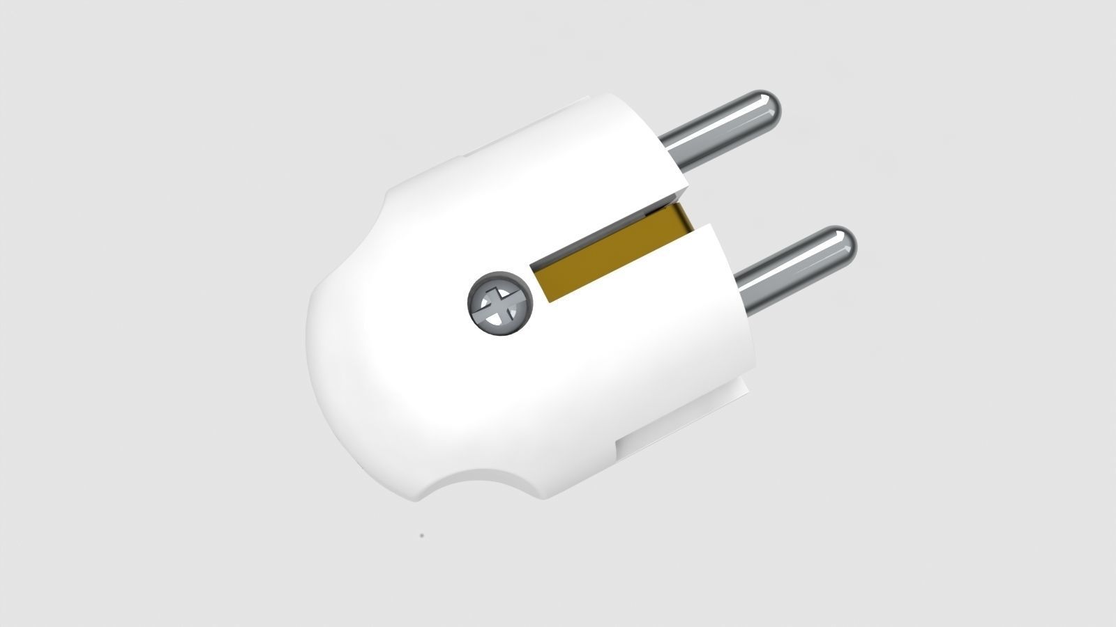 Electric plug mk 3b 3D model_3