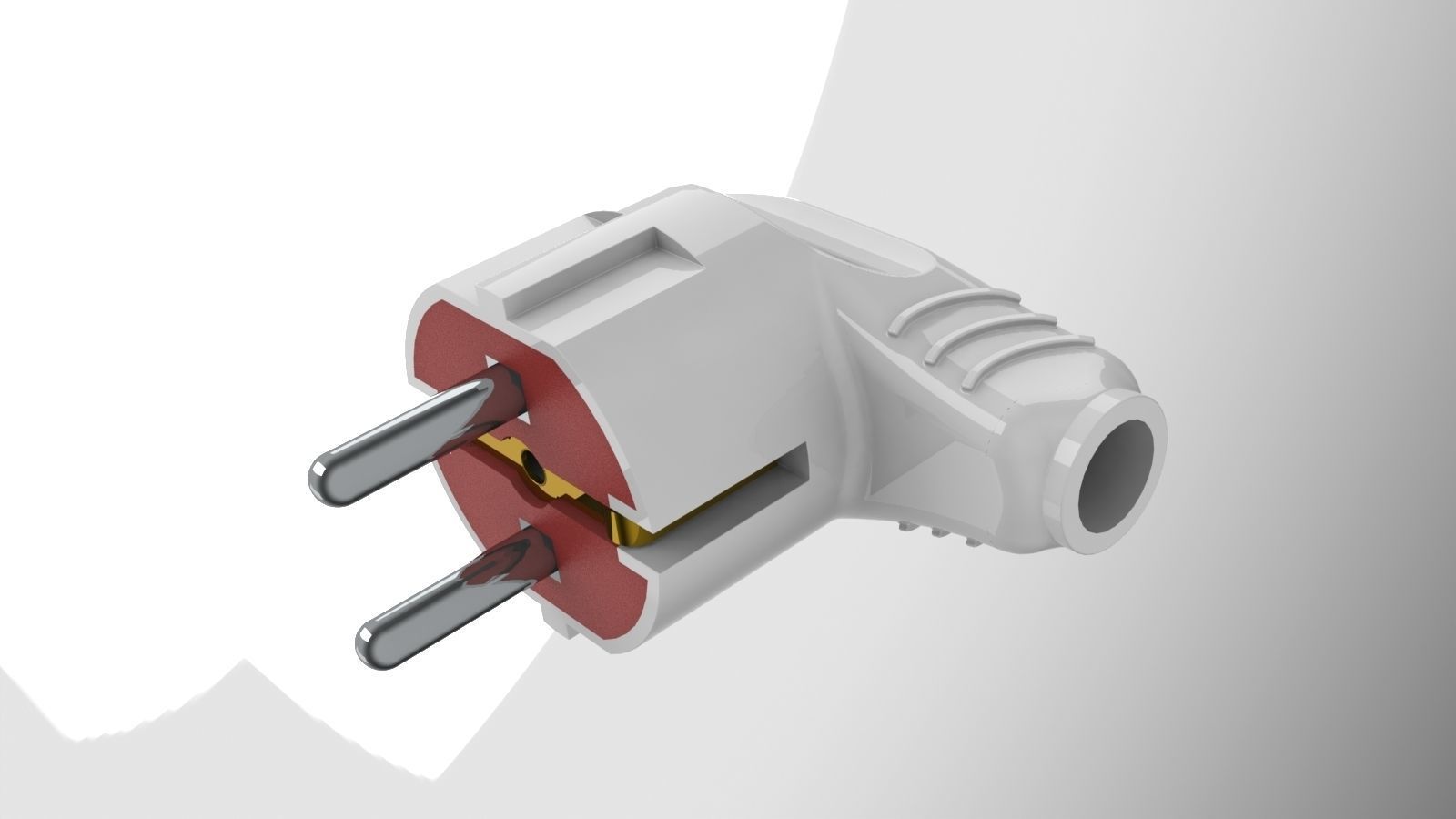 Electric plug mk 3b 3D model_4