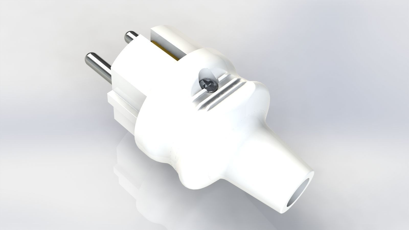 Electric plug mk 2b 3D model_2