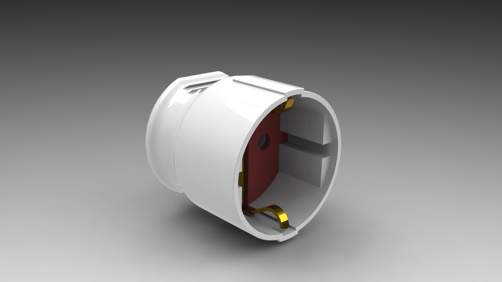 Bundle Electric plugs and power socket 3D model_4