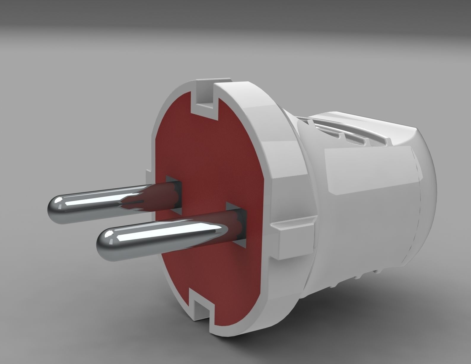 Bundle Electric plugs and power socket 3D model_7