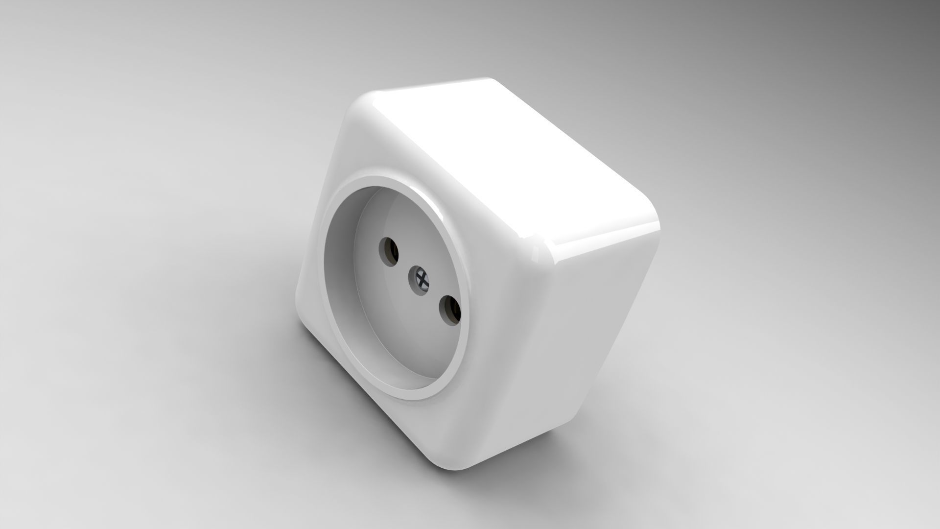 Power socket mk 1b 3D model_3