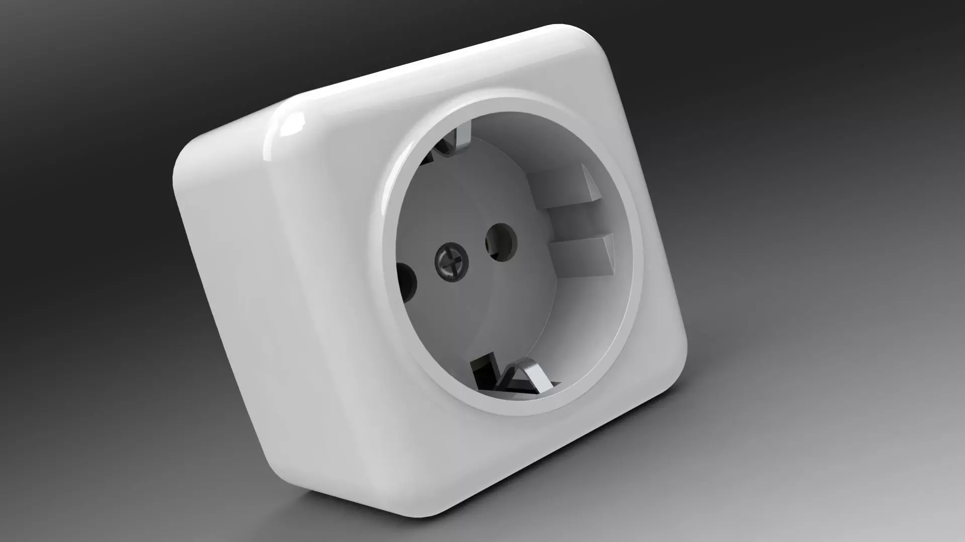Power socket mk 2b 3D model_0
