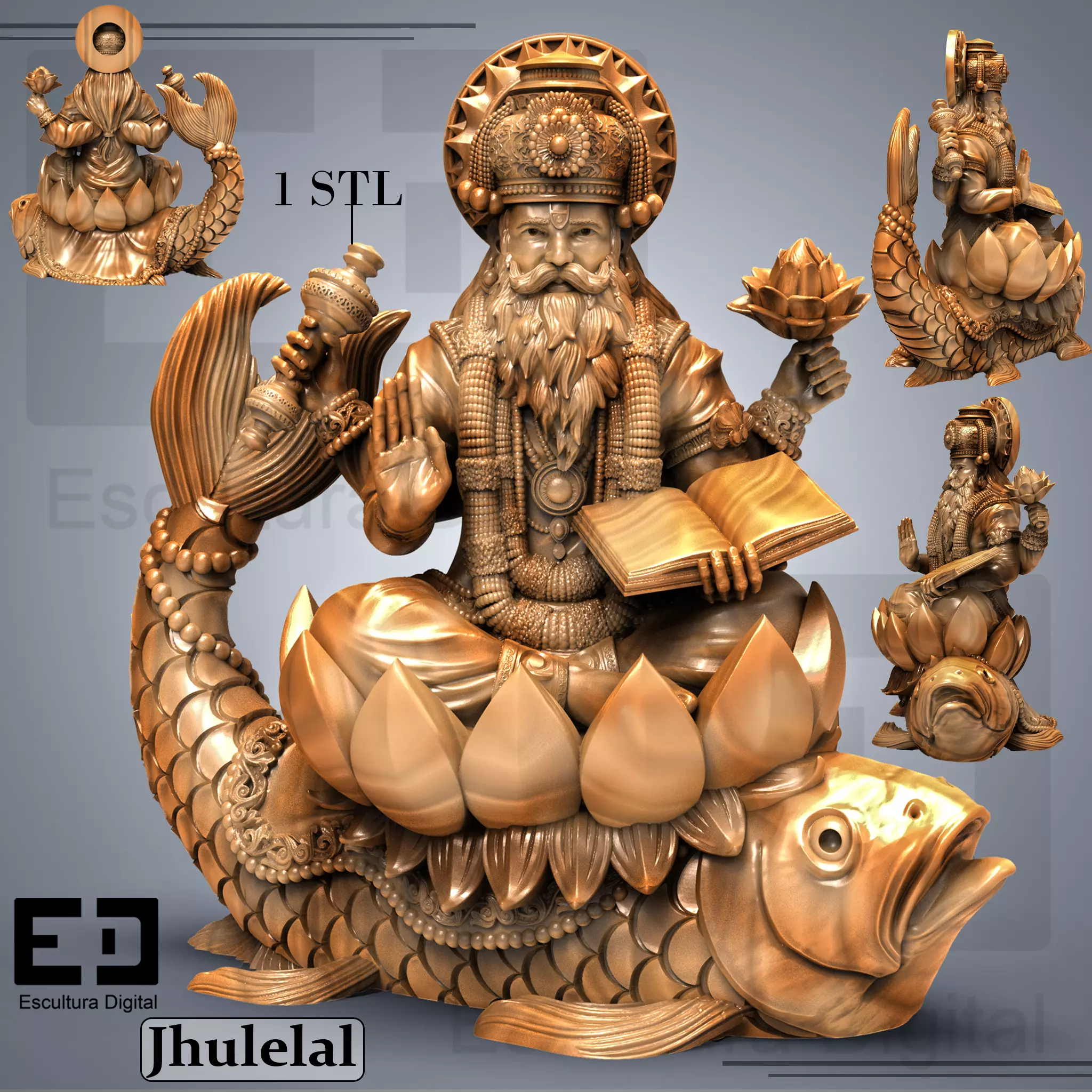 Jhulelal 3D print model