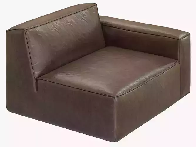 RH Modern Como Modular Right-Arm Chair