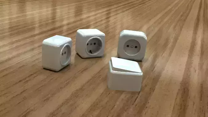 Bundle power sockets and light switch