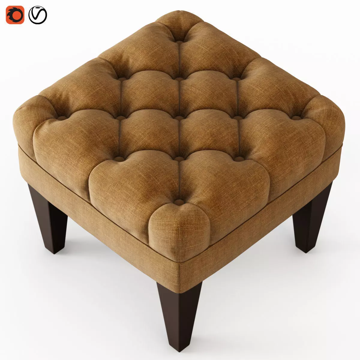 Pouf Danna 3D model_0