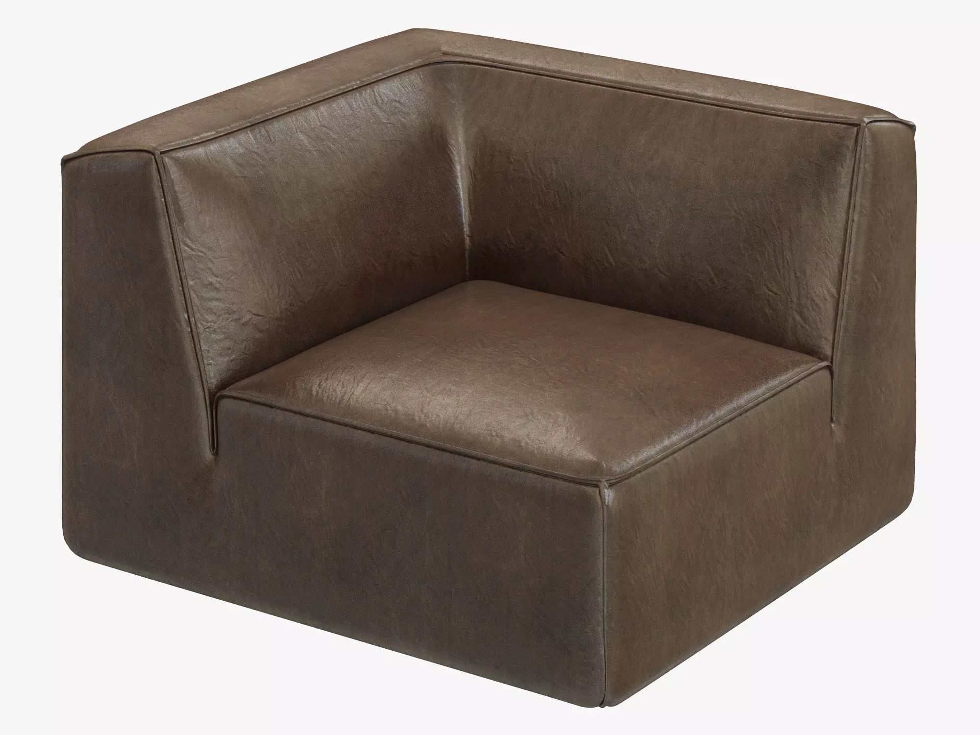 RH Modern Como Modular Corner Chair 3D model_0