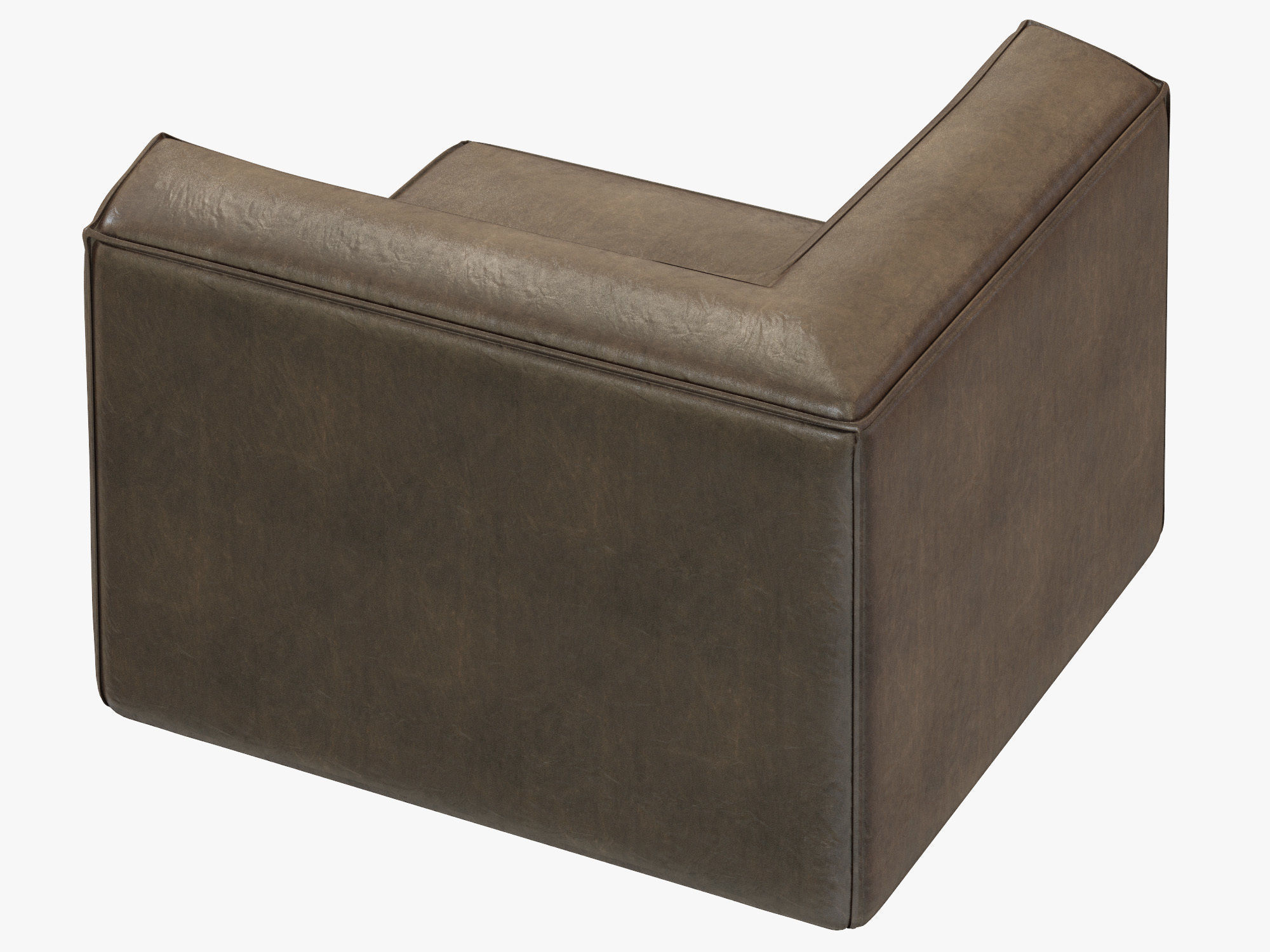 RH Modern Como Modular Corner Chair 3D model_4