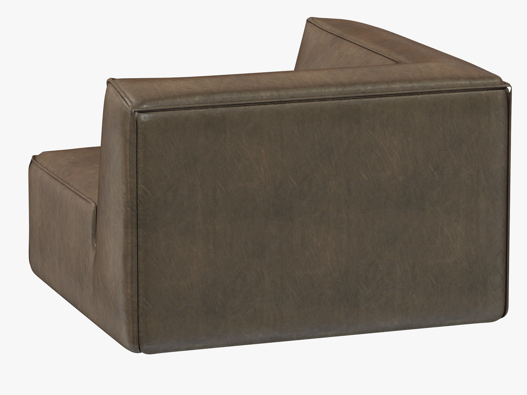 RH Modern Como Modular Corner Chair 3D model_2