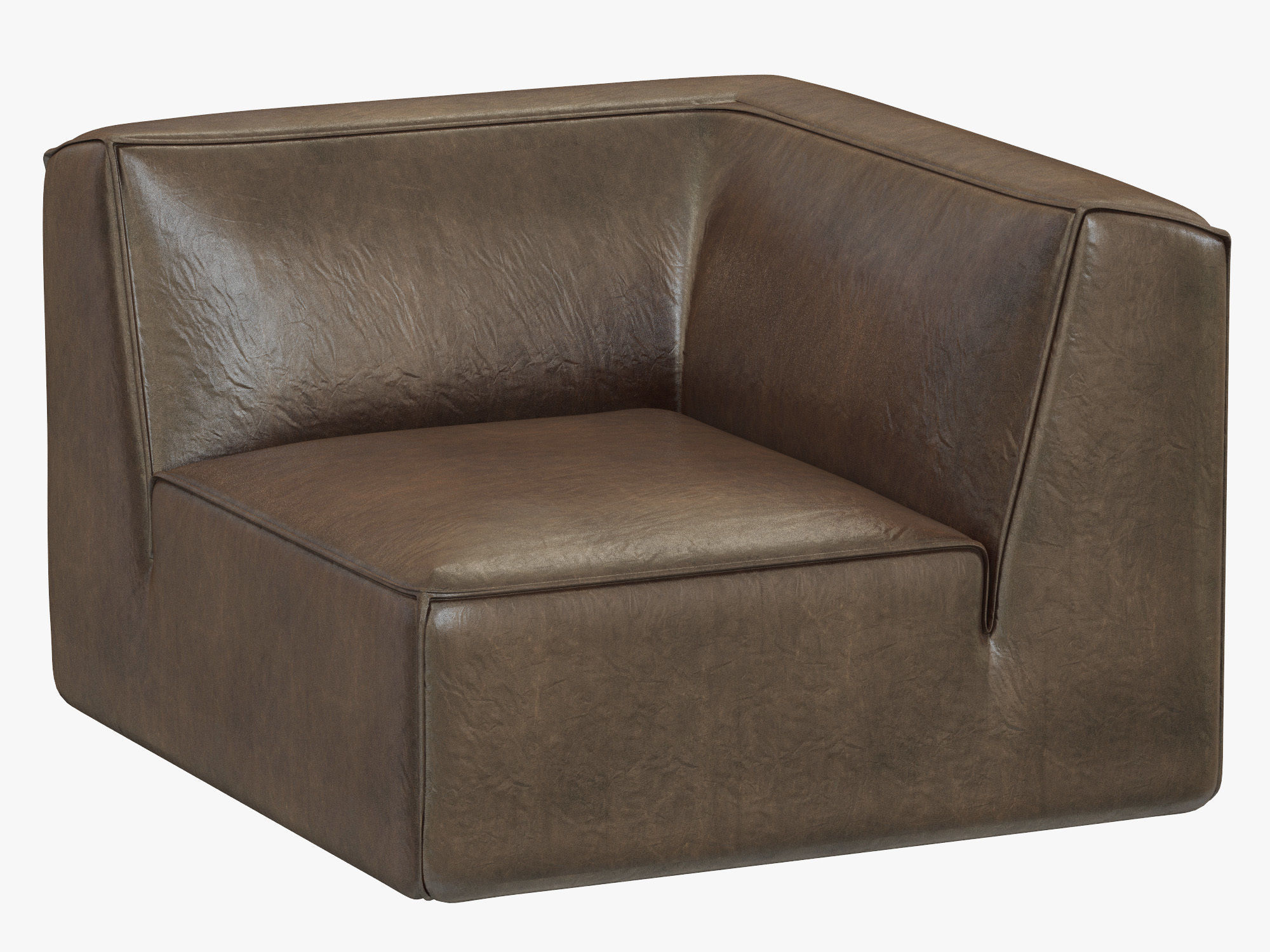 RH Modern Como Modular Corner Chair 3D model_1